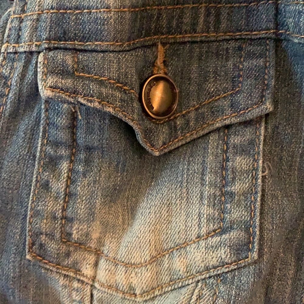 Distressed Denim Jacket - Picture 7 of 16